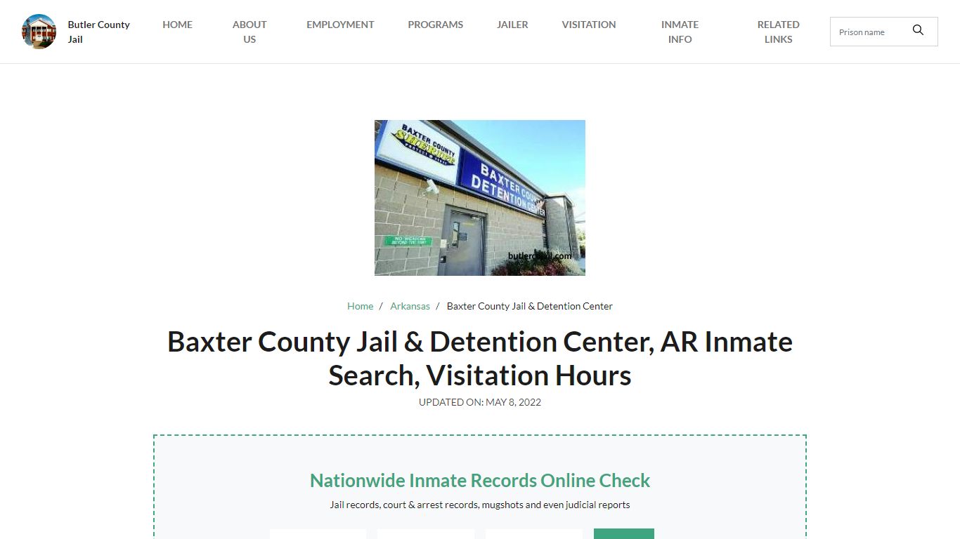 Baxter County Jail & Detention Center, AR Inmate Search ...