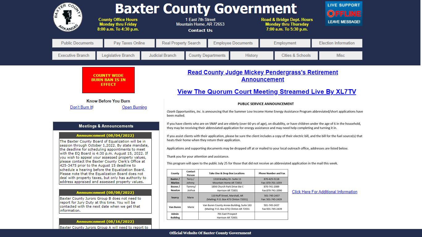 Baxter County Government - Arkansas